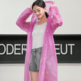 thumbnail image 4 of Raincoat Waterproof Rain Coat Poncho with Hood Reusable Unisex Men Women Lightweight Clear Rain Wear, 4 of 5