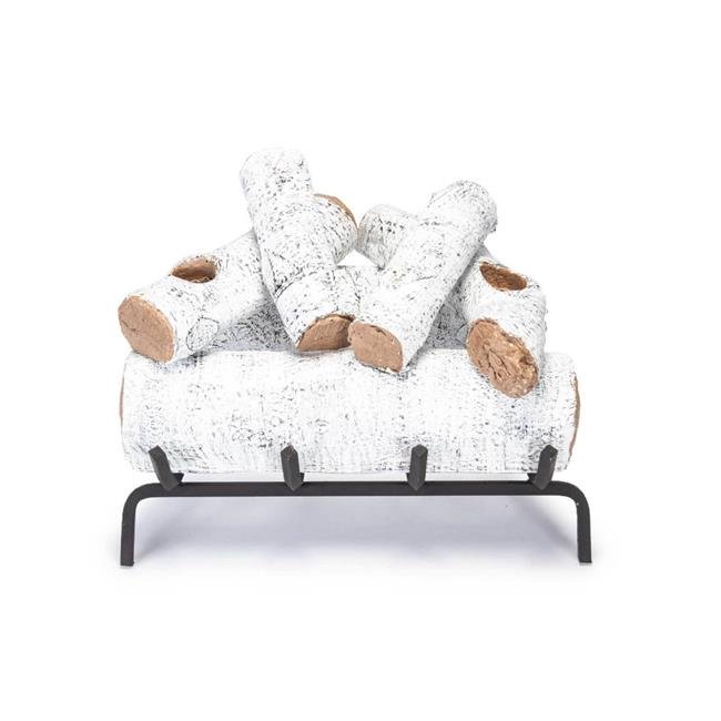 Products 30 in. White Birch Vented Log Set | Walmart Canada