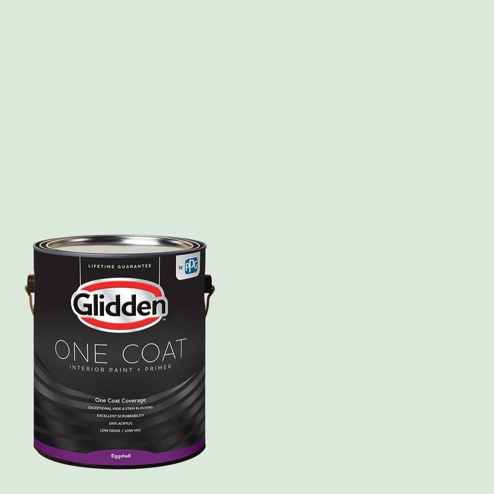 Glidden One Coat Interior Paint and Primer, Tint of Green / Green