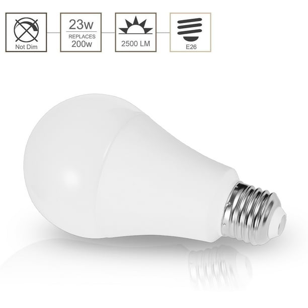 Ampoules LED 23 W, équivalent 150 W, culot E26 blanc doux 3 000 K