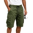 thumbnail image 3 of Trgacdwlo Men's Cargo Shorts Breathable Mens Shorts Athletic Running Workout Quick Dry Elastic Waist Mens Shorts Casual with Pocket, 3 of 9