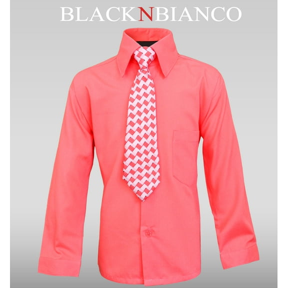 Boys Long Sleeve Button Down Dress Shirt