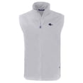 thumbnail image 2 of Men's Cutter & Buck  Gray UTSA Roadrunners Charter Eco Recycled Full-Zip Vest, 2 of 3