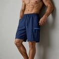 thumbnail image 6 of Aimik Contrast Pocket Shorts for Men Drawstring Closure Slim Fit Mens Athletic Shorts Summer Lightweight Fashion Shorts for Gym, 6 of 6