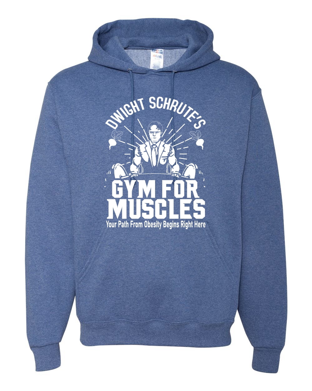 dwight schrute gym for muscles sweatshirt
