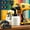 (Yellow) Upgraded Spray Painting Machine + Enhance, variant on Cordless Paint Sprayer - Battery Powered Electric Spray Gun for House Painting, 3 Modes Easy Clean Paint Gun for Furniture, Cabinets, Fences, Walls, Doors, DIY Projects