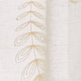 thumbnail image 5 of Better Homes & Gardens Embroidered Botanical Valance & Tier Set, 3-Piece Curtain, Indoor, Papyrus Beige, 60" W x 36" L, Adult, Teen, 5 of 6
