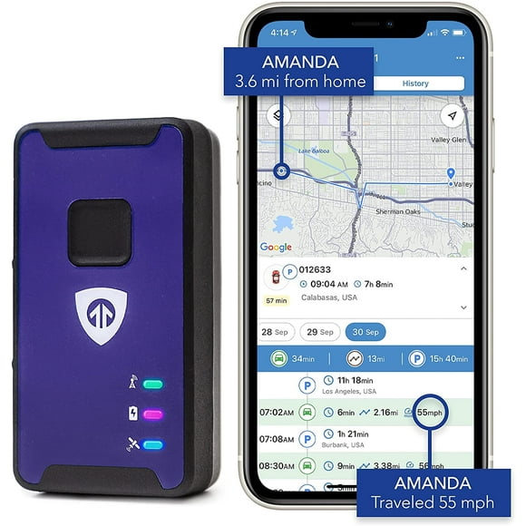 Brickhouse Security Spark Nano 7 LTE Micro GPS Tracker for Covert Monitoring of Teen Drivers, Kids, Elderly, Employees, Assets. Subscription Required!