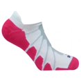 thumbnail image 1 of Sox SS 6011 Sport Plantar Fasciitis Arch Support Ghost Compression Socks- White-Fuchsia - Small, 1 of 1
