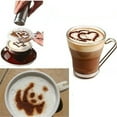 thumbnail image 2 of 16PCS Plastic Cappuccino Foam Template Stencils for Coffee DIY Decorating Printing, 2 of 6