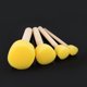 thumbnail image 5 of Cepillos de espuma para niños, 4 piezas, mango de madera, plantilla, cepillos de espuma, cepillos de espuma de esponja, rendimiento confiable, 5 of 9
