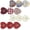 red white pink brown, variant on Heart Button Hair Clips Snap Clips,4-Pack Cute Preppy Barrettes for Women,Y2k Gingham Hairpins for Thin Fine Thick Hair Accessories