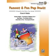 Famous and Fun Pop Duets Book 3 (6 Duets for One Piano