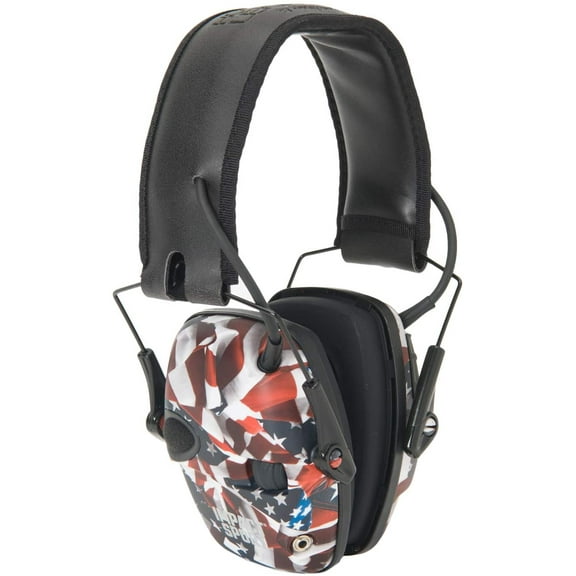 Howard Leight by Honeywell Impact Sport Sound Amplification Electronic Shooting Earmuff, ONE NATION
