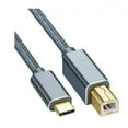 thumbnail image 1 of PEACNNG Câble Scanner USB Type-C vers USB B 2.0 pour Imprimante Ordinateur Portable, 1 of 10
