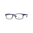 thumbnail image 2 of Optical Quality Rectangular Horn Rim Designer Eyeglasses Frame Blue, 2 of 4