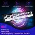 thumbnail image 5 of Gymax 61 Key Digital Piano Recital MIDI Keyboard Black, 5 of 10