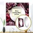 thumbnail image 3 of Designart "Grand Regency Damask IV" floral Square Mirror Wall Decor Cottage - Large Pink Square Bathroom Mirror - Square Printed Wall Mirror Art, 3 of 5