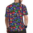 thumbnail image 3 of T Shirt For Men Sports Mushroom Foray T-Shirts Trending Colorful Mushrooms Beach Tees O Neck Street, 3 of 7
