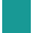 Turquoise, variant on Retro Glider Bench in Turquoise with White Frame, Seats 2