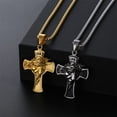 thumbnail image 2 of 14K Yellow Gold Jewelry Gold Fashion Necklace European And American Hip-hop Man Pendant A274, 2 of 7