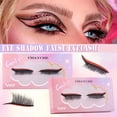 thumbnail image 2 of Extensión De Pestañas，1 Pares Colores Pestañas Volumen Rizos Maquillaje para Mujeres D Paquete Pestañas Postizas Rizadas, 2 of 5