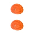 thumbnail image 1 of Eigraketly Bolas semicirculares de yoga Amplia aplicación Flexible y segura Vaina de equilibrio flexible y cómoda naranja naranja 2Conjunto, 1 of 6
