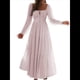 thumbnail image 2 of Vestido Bohemio Informal para Mujer, Estilo Resort, con Escote en U, Mangas Abullonadas y Corte A Rosa XL, 2 of 9