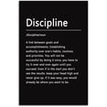 thumbnail image 5 of Inspirational Office Wall Decor Motivational Discipline Noun Canvas Wall Art Posters Prints Entrepreneur Quote Wall Picture Paintings Artwork Home Bedroom Framed Ready to Hang[12''''W X 18''''H], 5 of 6