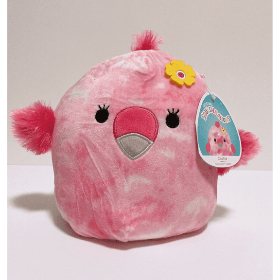 Squishmallows - Cookie the Flamingo Animal 5" Plush Toy Kellytoy Stuffed Animal (BONUS 1 FUN CHOPS)