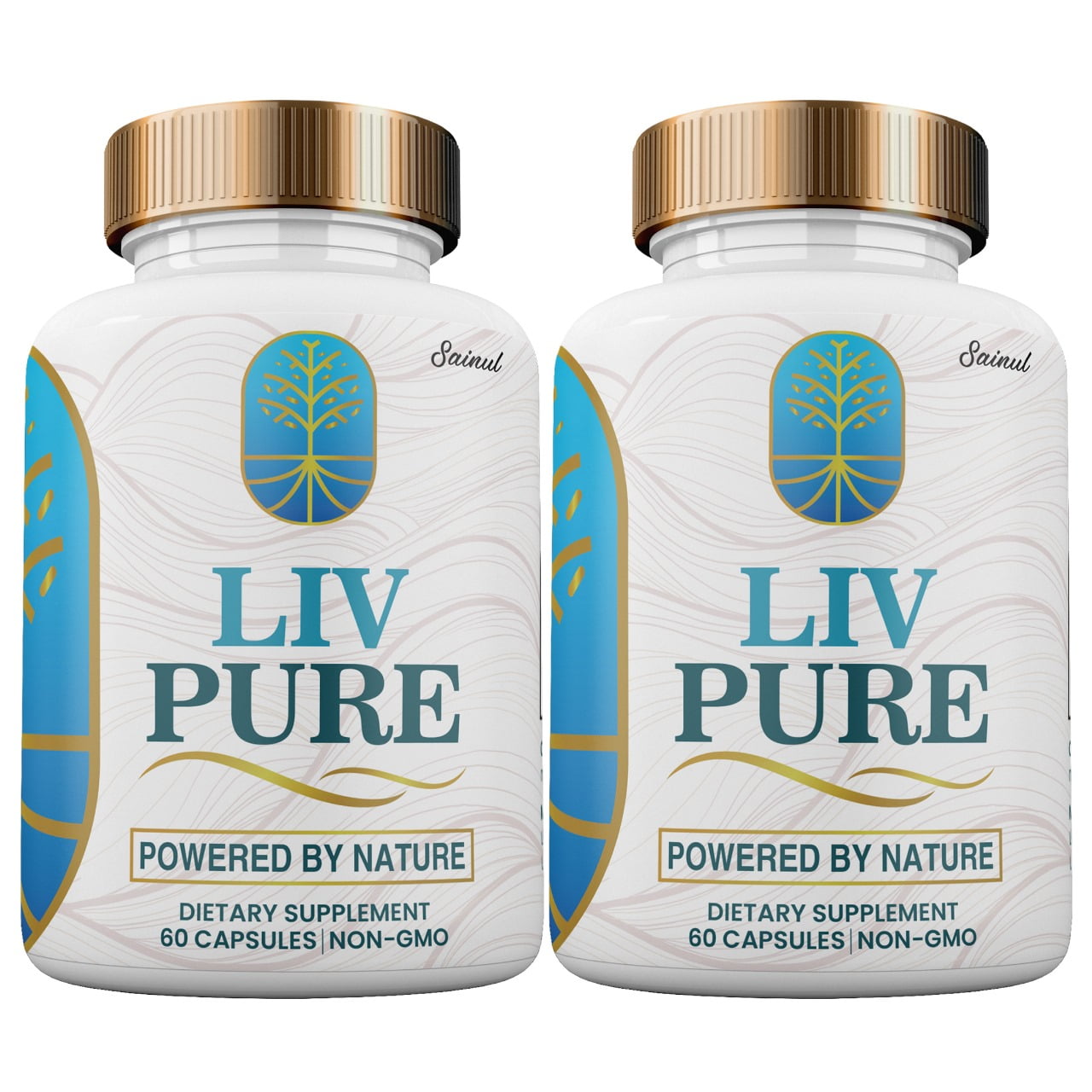 Liv Pure, Liv Pure Powered by Nature, Natural Liver Support Cleanse Recovery Liv Pure Pills, Live Pure Liver Function Extra Strength Official Capsules (2 Pack)