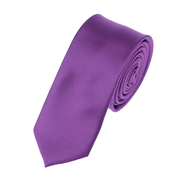 NYfashion101 Mens Solid Color 2.75" Slim Tie