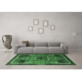 thumbnail image 3 of Ahgly Company Indoor Rectangle Persian Emerald Green Traditional Area Rugs, 2' x 5', 3 of 4