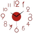 thumbnail image 1 of Lefu 3D Frameless Wall Clock, Silent DIY Wall Clock Number Wall Stickers Home Decor, 1 of 9