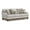 Beige, variant on Bowery Hill Modern / Contemporary Faux Leather Black Finish Sofa