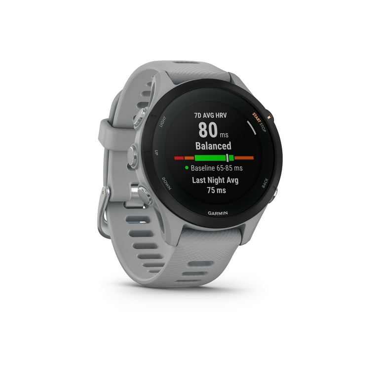  Garmin Forerunner® 255S Music, Smaller GPS Running Smartwatch  with Music, Advanced Insights, Long-Lasting Battery, Black : Electronics
