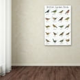 thumbnail image 3 of Trademark Fine Art 'Garden Bird Print' Canvas Art by Michelle Campbell, 3 of 3