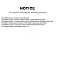 thumbnail image 2 of CMX Front Rear Ceramic Brake Pads Kit for Car Mini Cooper Countryman Paceman KCX-100295, 2 of 9
