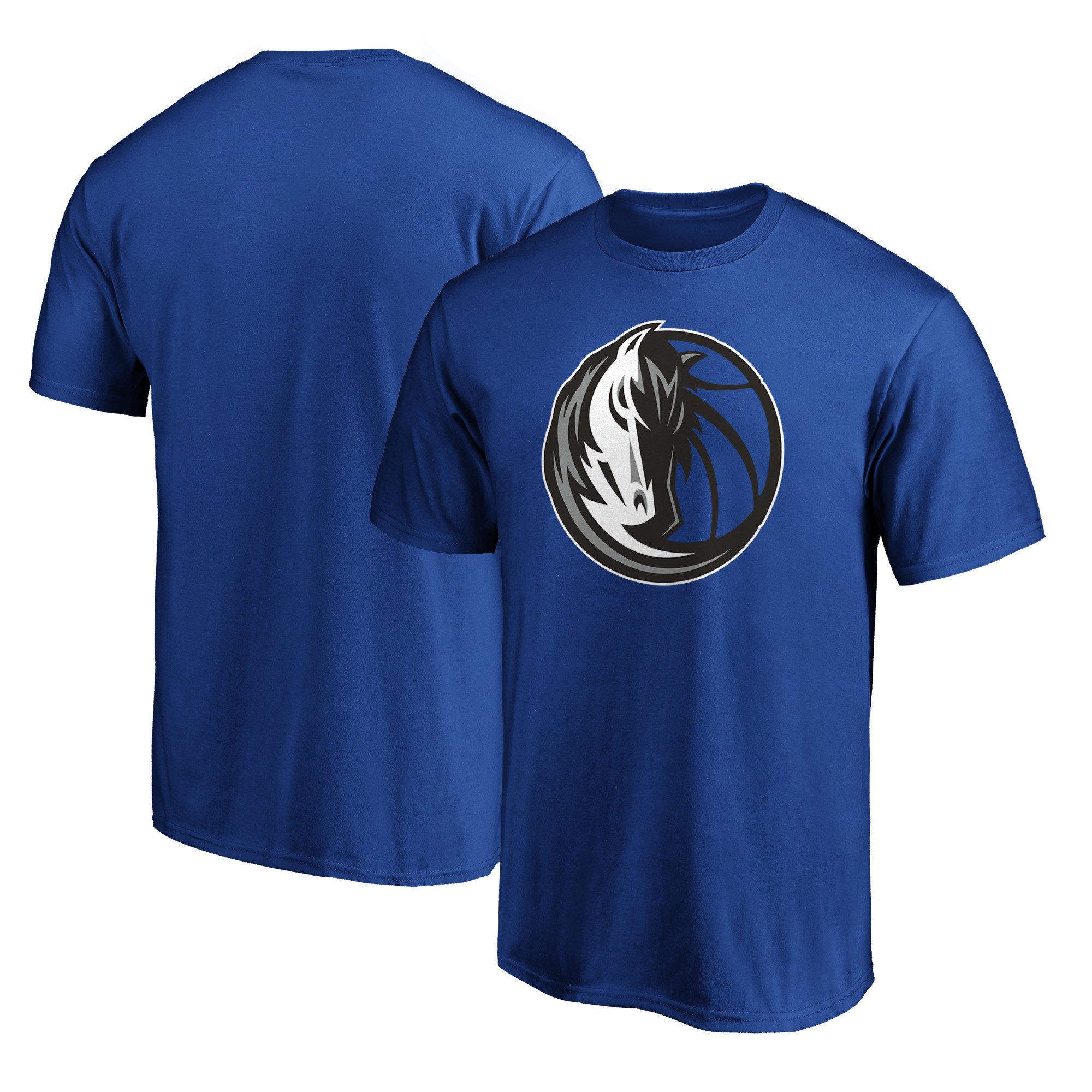 Men's Blue Dallas Mavericks Primary Logo T-Shirt