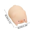 thumbnail image 3 of Lindo juguete antiestrés de cerdito - Juguete antiestrés de TPR suave para niños y adultos, juguete sensorial kawaii para apretar y divertirse, 3 of 9