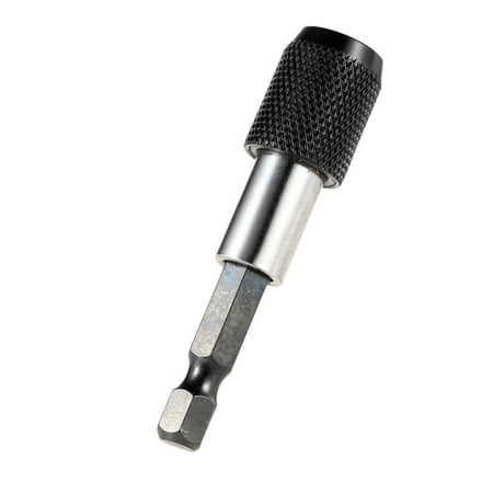 

iOPQO Faucets Release 1/4”60mm Bit Screw Screwdriver Shank Magnetic Quick Hex Drill Holder Tools & Home Improvement self-locking rod extension rod black Black