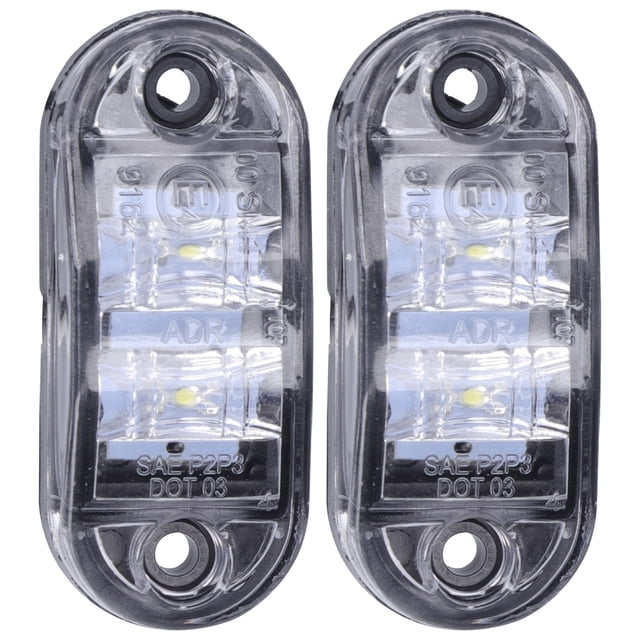 2LED High Brightness Side Marker Light Turn Signal Lamp for Cars Trucks Trailers RVs