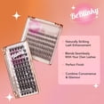 thumbnail image 3 of Kit de extensiones de pestañas postizas BeBlinky, 08, 9-16 mm, 120 racimos, 3 of 8