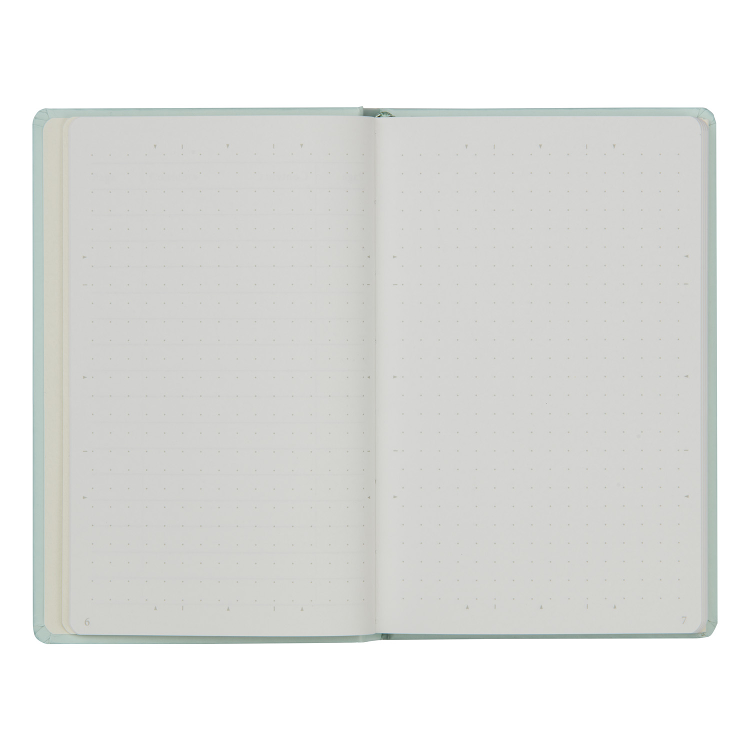 Maruman A6 Notebook Mnemosyne Journal Mint green 5mm Dot grid