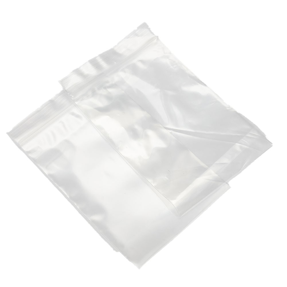 200x Small Clear Bags Plastic Baggies Baggy Grip Self Seal