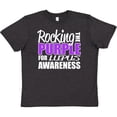 thumbnail image 3 of Inktastic Rocking the Purple for Lupus Awareness Youth T-Shirt, 3 of 5