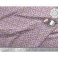 thumbnail image 2 of Soimoi Crepe Silk Fabric Check & Moroccan Ethnic Print Sewing Fabric Yard 42 Inch Wide, 2 of 3