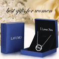 thumbnail image 5 of Necklaces for Women Sterling Silver Infinity Halo Jewellery Necklace Silver Pendant Chain Valentine's Day Presents for Her Christmas Anniversary Birthday Gifts for Women Girlfriend Mum Wife, 5 of 6