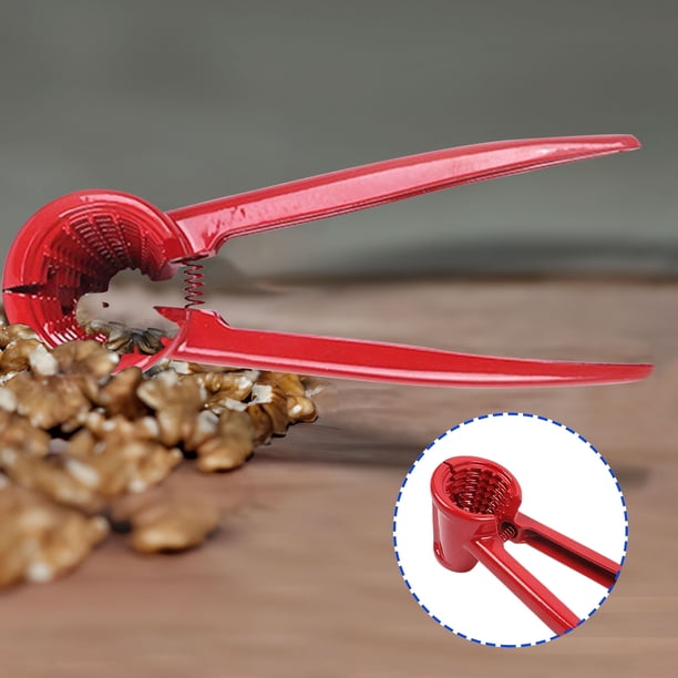 Xihbxyly Cascanueces de Aleación de Aluminio, Pinza para Nueces En Forma de Embudo, Resistente, Herramienta Esencial de Cocina, Fácil de Romper, Multiusos para Mariscos, Duradero, Juego de 1 Pieza