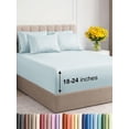 thumbnail image 1 of Juego de sábanas CGK Unlimited Extra Deep Queen Ice Blue, 6 piezas, 1 of 9